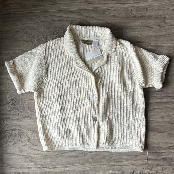 NWT Cotton Knit Top - Picture 2 of 7